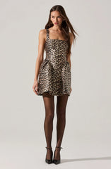 Lbruh Claudie Leopard Mini Dress