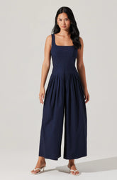 Lbruh Aeryn Pleated Wide Leg Jumpsuit