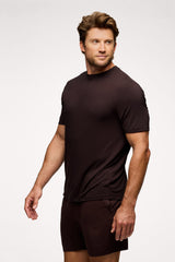 Men's Pajama Short Set | Espresso