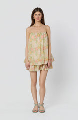 Inixyf Jessa Floral Tiered Bubble Dress