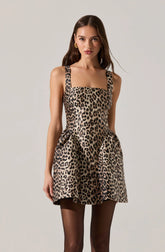 Lbruh Claudie Leopard Mini Dress