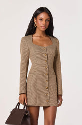 Lbruh Tailored Sweetheart Mini Dress