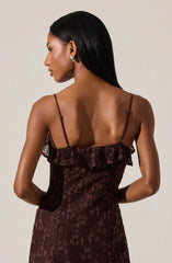 Lbruh Leonie Floral Lace Maxi Dress