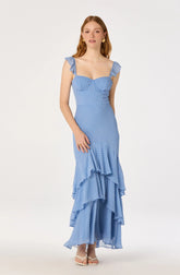 Inixyf Alcina Tiered Midi Dress