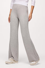 Slinky Rib Streamline Pant | Heather Grey