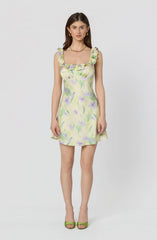 Inixyf Mara Floral Ruffle Mini Dress