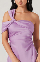 Lbruh Cersei One Shoulder Midi Dress