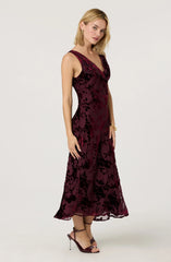Lbruh Floris Burnout Floral Maxi Dress