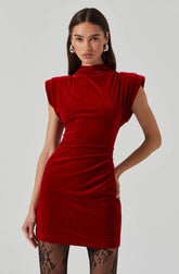 Lbruh Ila Velvet Mini Dress