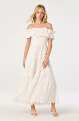 Inixyf Piccola Off Shoulder Maxi Dress