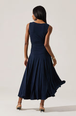 Inixyf Melisandre High Neck Maxi Dress
