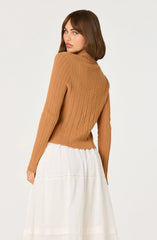 Inixyf Kristen Pointelle Collar Cardigan