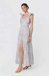 Inixyf Lenora Floral Tiered Maxi Dress