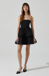 Lbruh Leola Tiered Skater Mini Dress