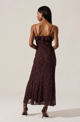 Lbruh Leonie Floral Lace Maxi Dress