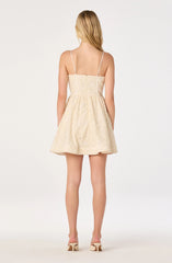 Inixyf Natalya Floral Embroidered Mini Dress