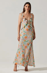 Lbruh Sorbae Floral Maxi Dress