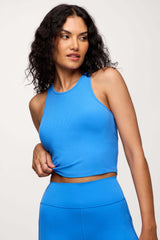 Sporty Rib Racer Tank