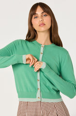Inixyf Clovis Color Block Faux Layered Cardigan