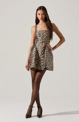 Lbruh Claudie Leopard Mini Dress