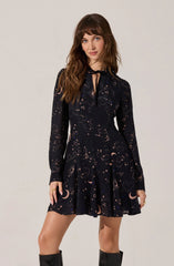Lbruh Lucien Collared V-Neck Mini Dress