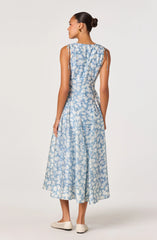 Inixyf Emmery Floral Wrap Midi Dress