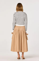Inixyf Lylah Bow Midi Skirt