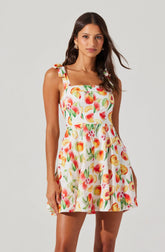 Lbruh Tinesha Bow Strap Mini Dress
