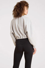 Vintage Fleece Cinch Waist Sweatshirt | Heather Grey