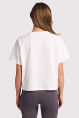 Steady Seamed Tee | White