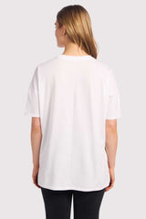 Soft Cotton Oversized Tee | White
