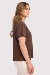 Vintage Cotton Everyday T-Shirt | Washed Coffee