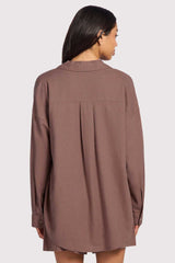 Linen Boyfriend Shirt | Malt