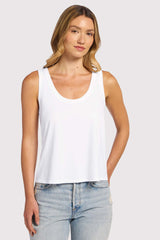 Soft Cotton Everyday Tank | White