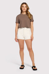 A-Line Vintage Cut-Off Short | Linen