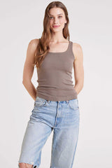 Slinky Rib Tank | Mocha