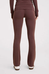 SwiftStretch Fold Over Legging | Coffee