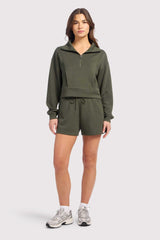 Soft Motion Quarter-Zip | Darkest Olive