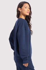 Vintage Fleece Crewneck | Navy