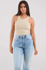 Essential Rib Tank Top | Bone