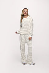 Boyfriend Stripe Tee | Cocoa Sky Stripe