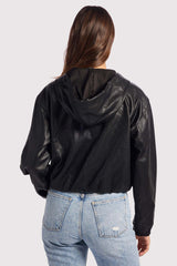 Vegan Leather Jacket | Black