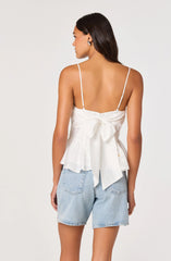 Inixyf Kassidy Floral Appliqué Peplum Top