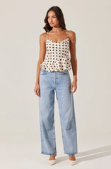 Inixyf Everli Cowl Neck Peplum Top