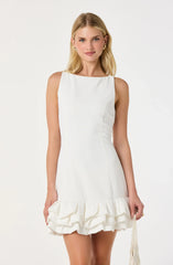 Lbruh Elexis Ruffle Hem Mini Dress