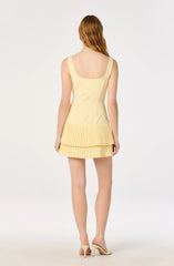 Inixyf Jadah Layered Pleated Mini Dress