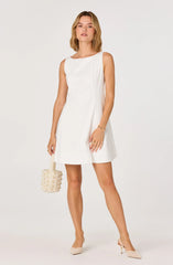 Inixyf Shyla Bow-Back A-Line Mini Dress
