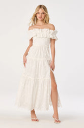 Inixyf Piccola Off Shoulder Maxi Dress