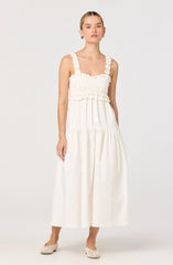 Lbruh Orenthia Ruffle-Strap Smocked Maxi Dress