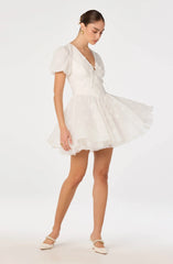 Inixyf Sommer 3D Floral Mini Dress